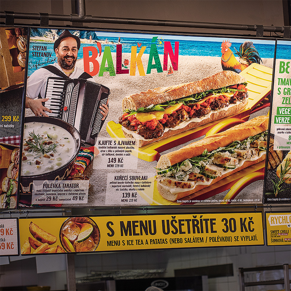 Bageterie Boulevard Chef menu
