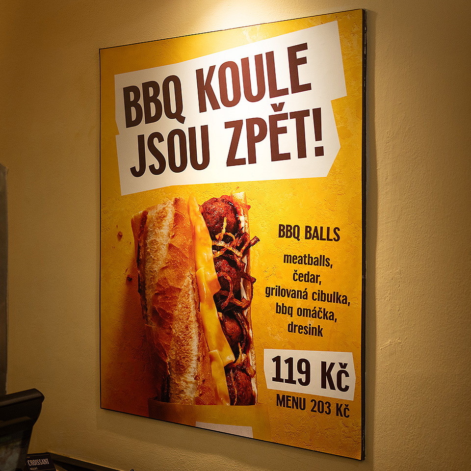 Bageterie Boulevard bageta menu jedlo fast food paris chef