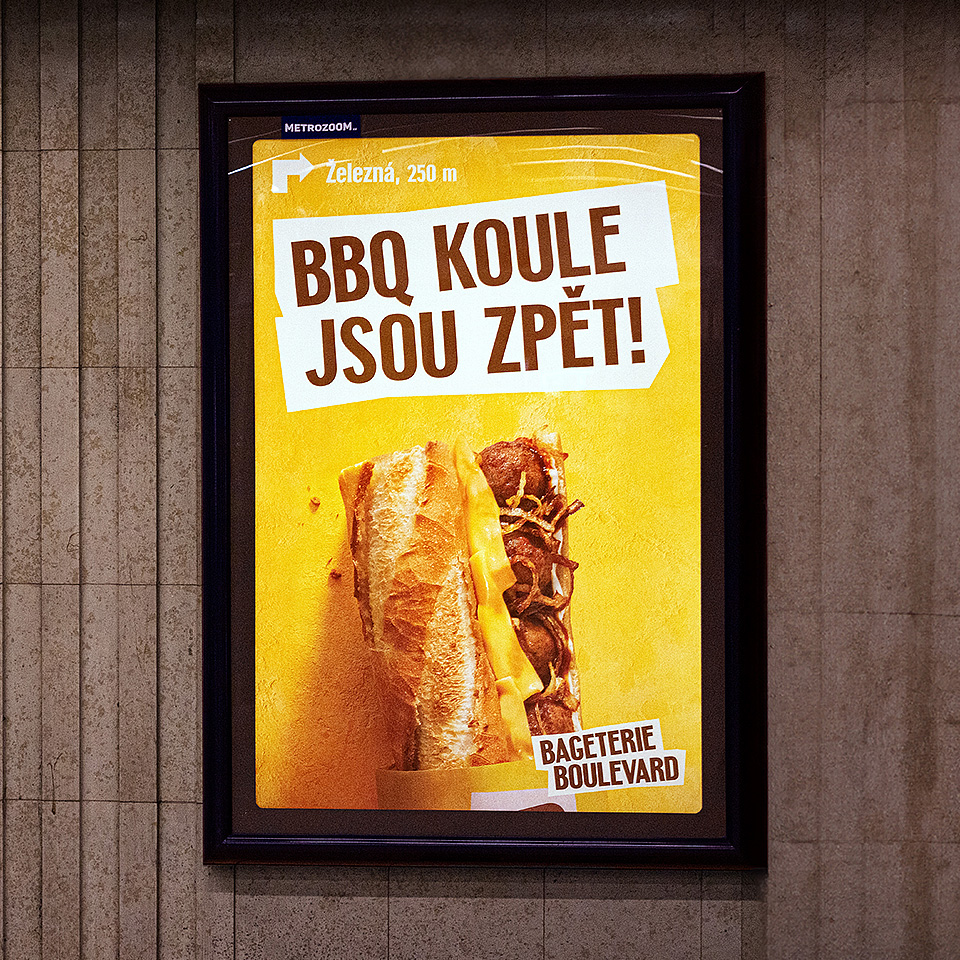 Bageterie Boulevard bageta menu jedlo fast food paris chef