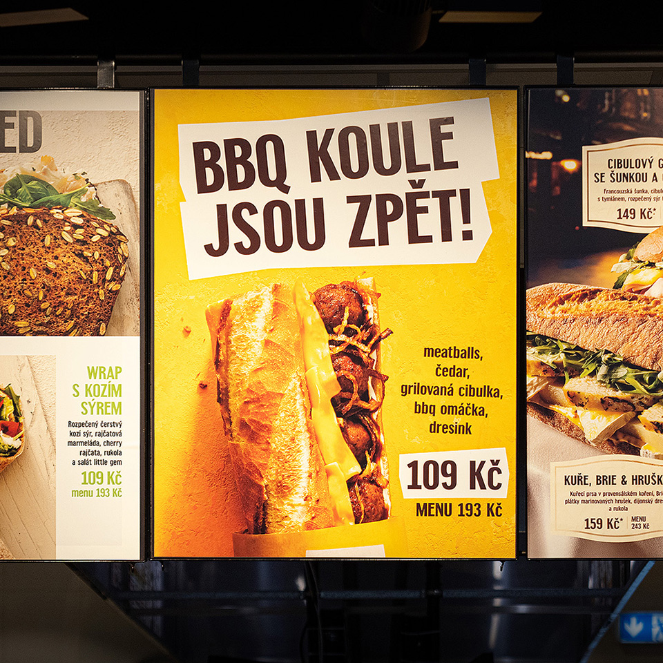 Bageterie Boulevard bageta menu jedlo fast food paris chef