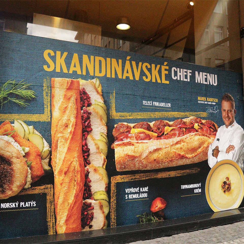 Bageterie Boulevard Chef menu