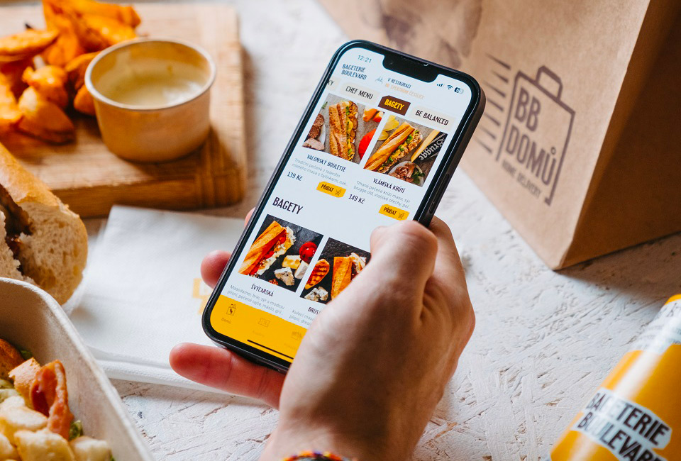 bageterie boulevard food delivery app design ui ux intro