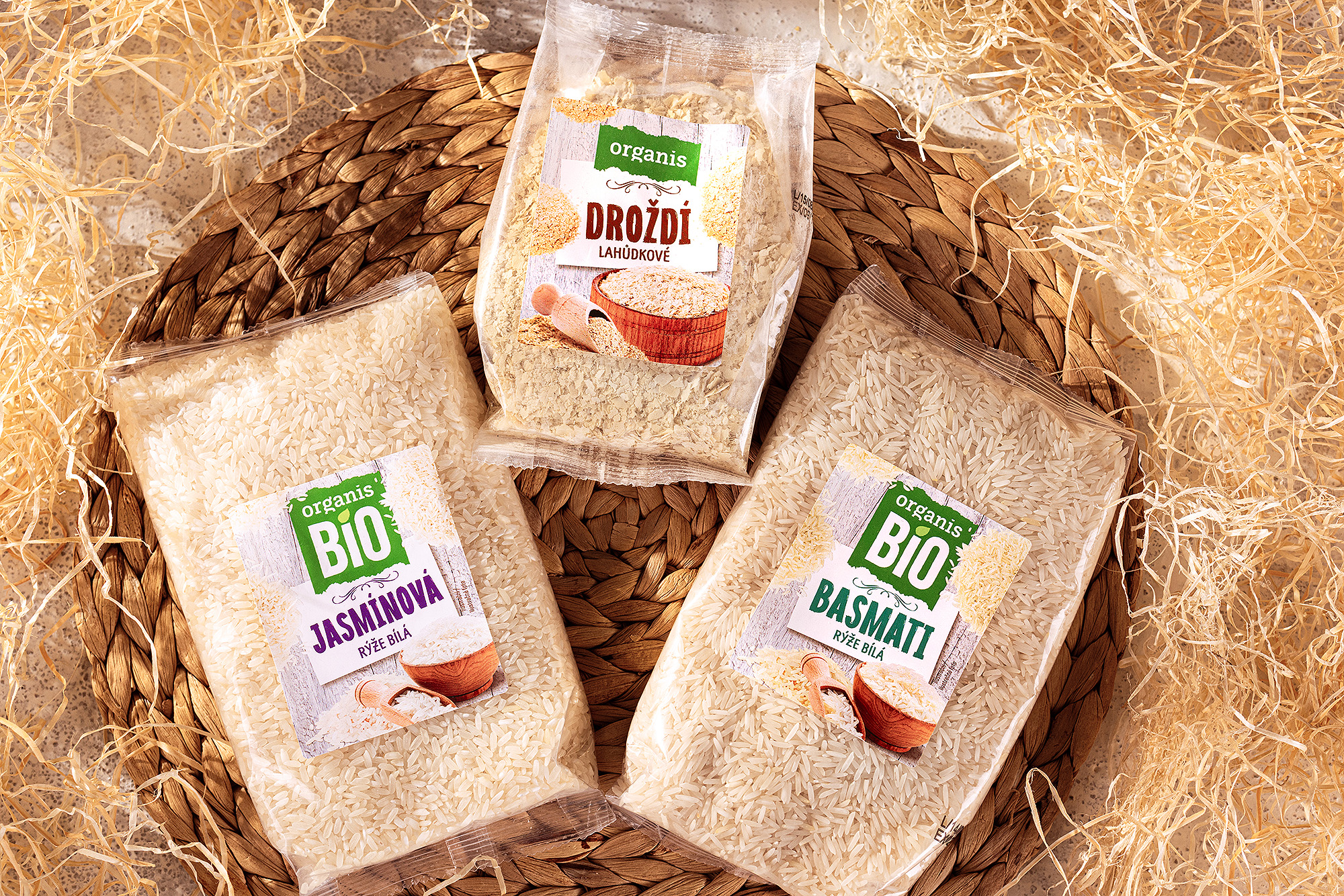 Oragnis packaging potraviny