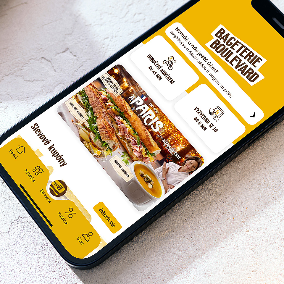 Bageterie Boulevard bageta menu jedlo fast food paris chef