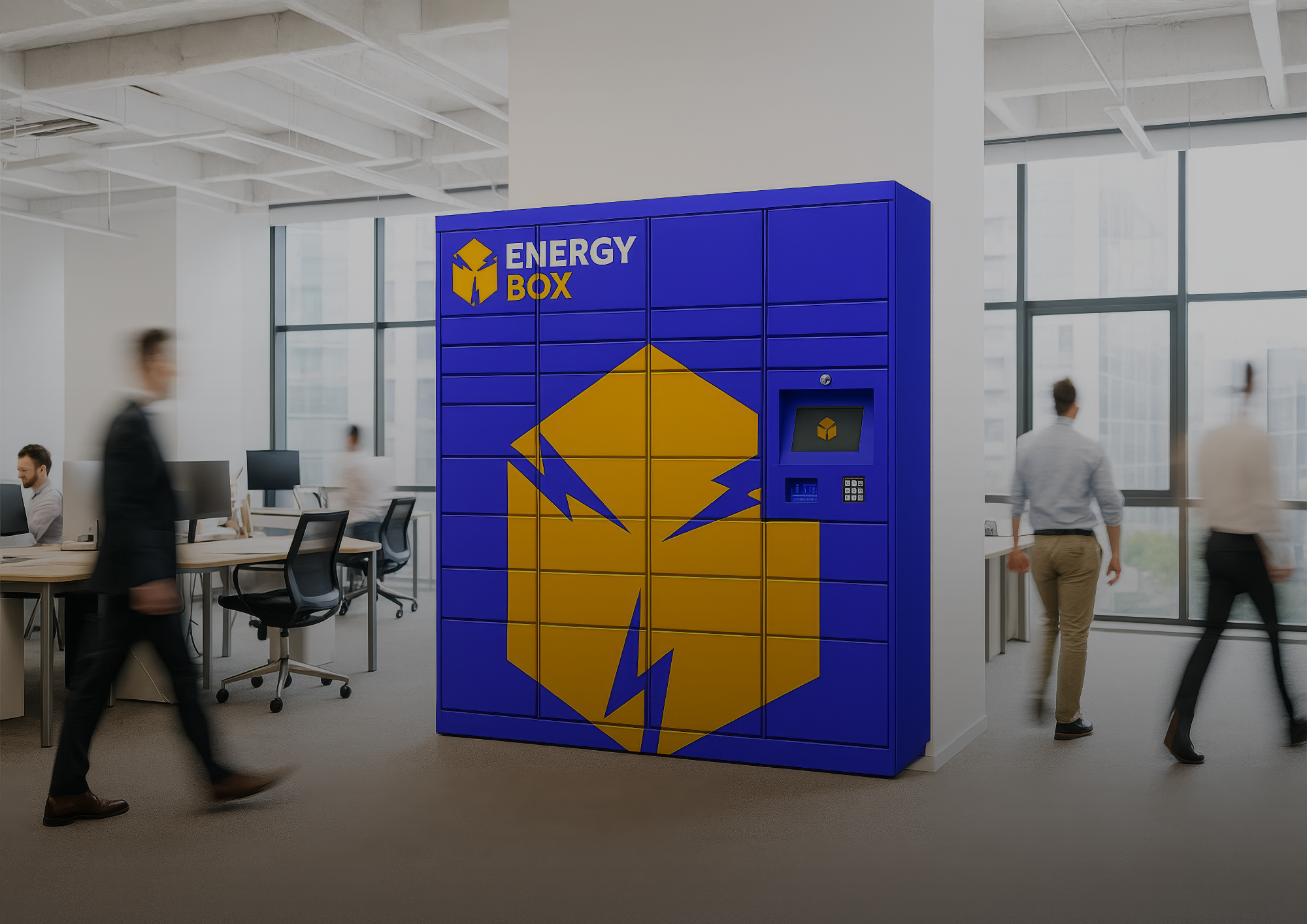 energysun energybox branding visual identity print modern bold visual