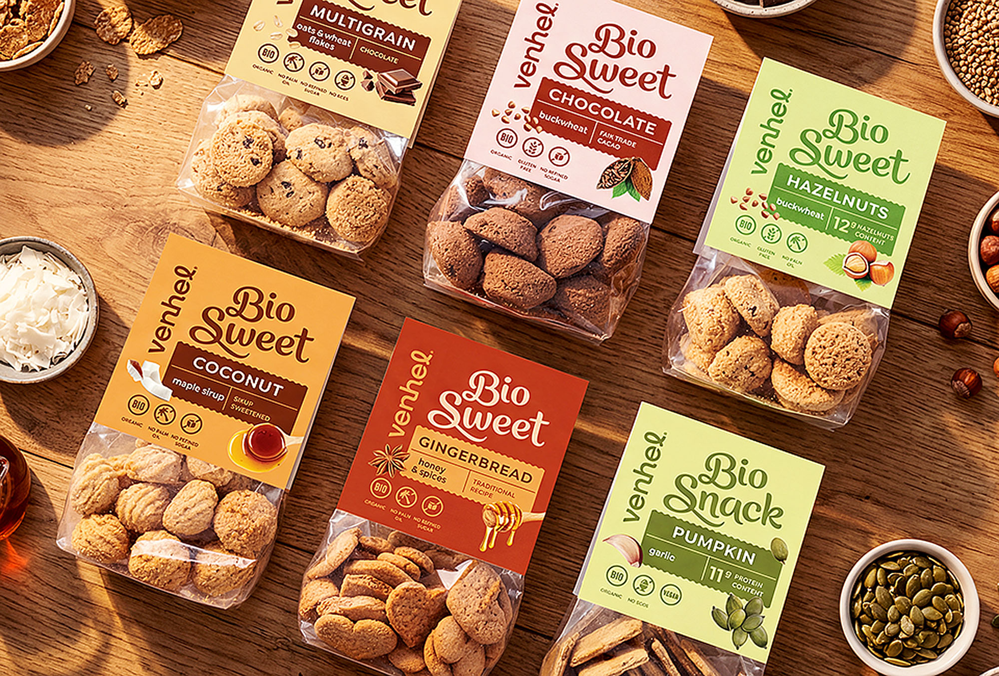 Venhel bio sweet biscuits cookies