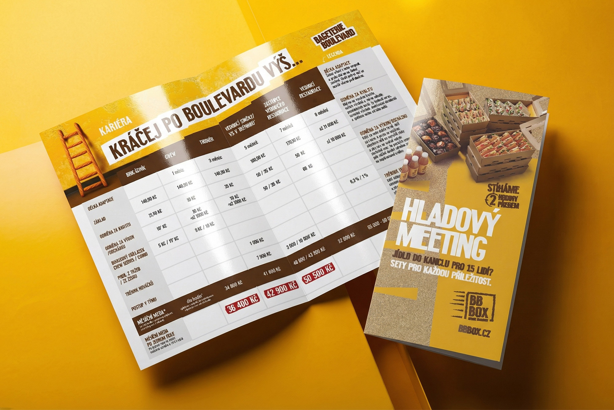 Bageterie Boulevard Branding Tiskoviny