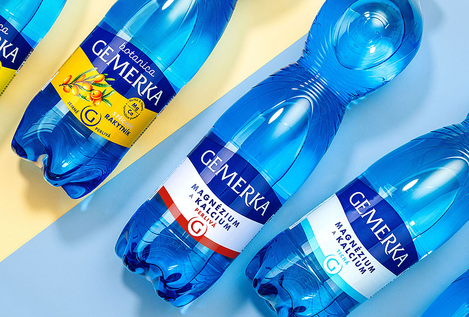 Gemerka – herontwerp van de verpakking van mineraalwater
