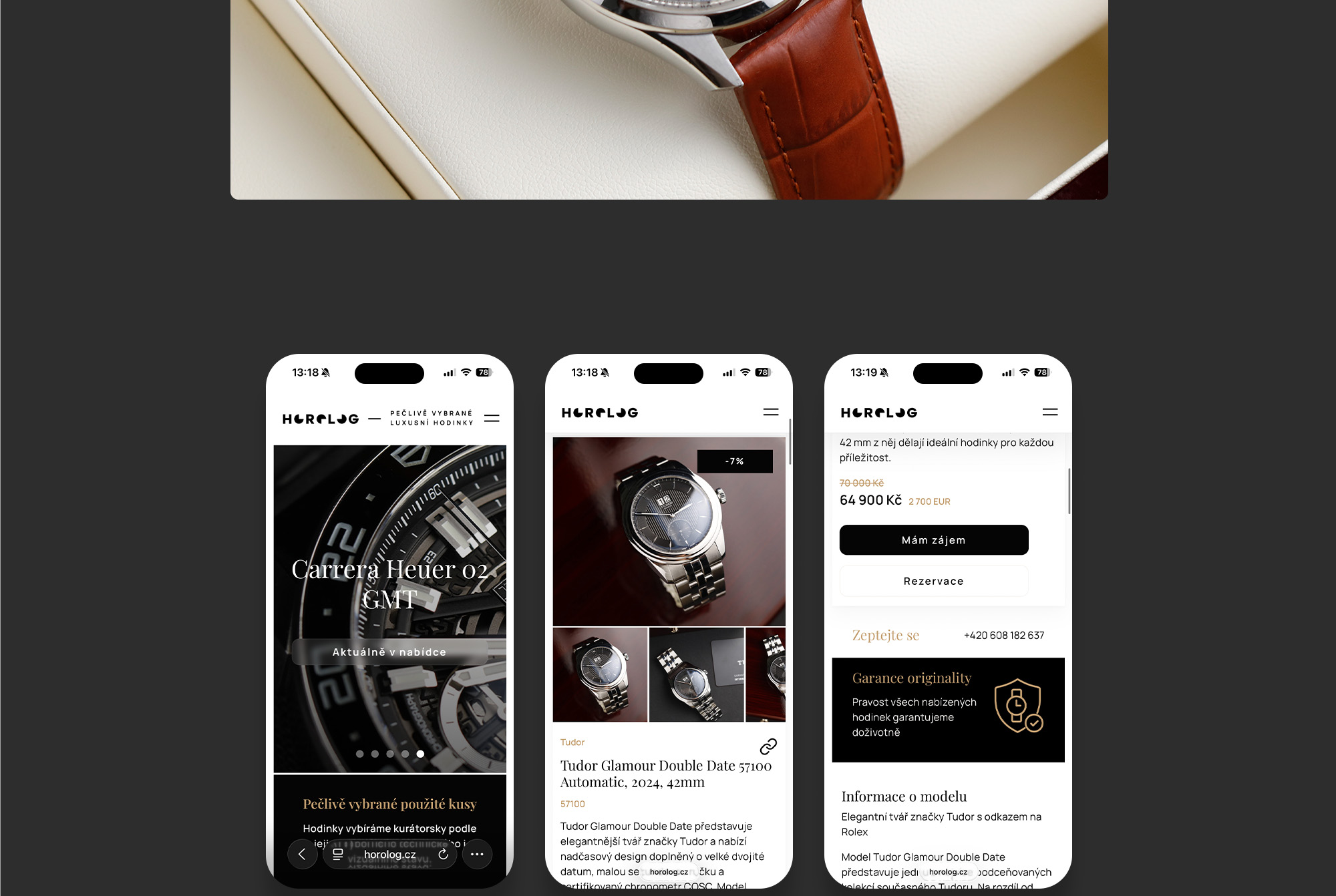 HOROLOG Webdesign